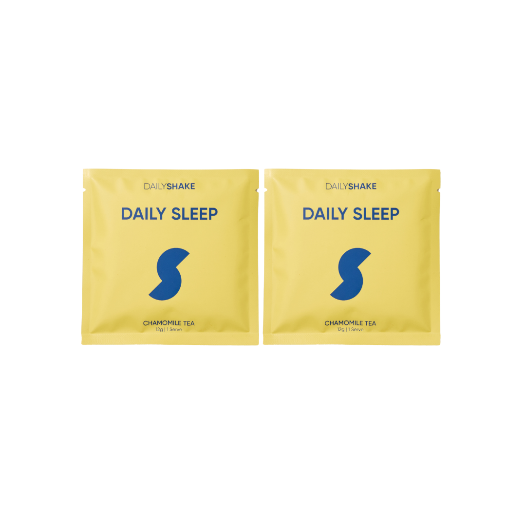 2 Single Sachets Daily Sleep: Chamomile Tea - Daily Shake - Premium Meal Replacement Shakes