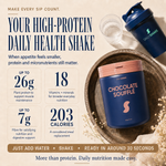 Chocolate Soufflé Daily Shake high-protein daily health shake with vitamins, minerals and fibre
